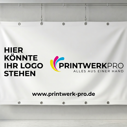 PVC-Banner in individuell bedruckt, B1 zertifiziert & schwer entflammbar