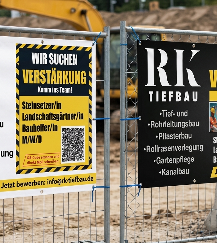 <h2>‘‘Wir haben hier das erste mal bestellt und sind begeistert von der Qualität und vom Service - wir bestellen immer wieder ’’</h2><h4>⭐⭐⭐⭐⭐<br/></h4><h5>RK Tiefbau</h5><p>Mai, 2026<br/></p>